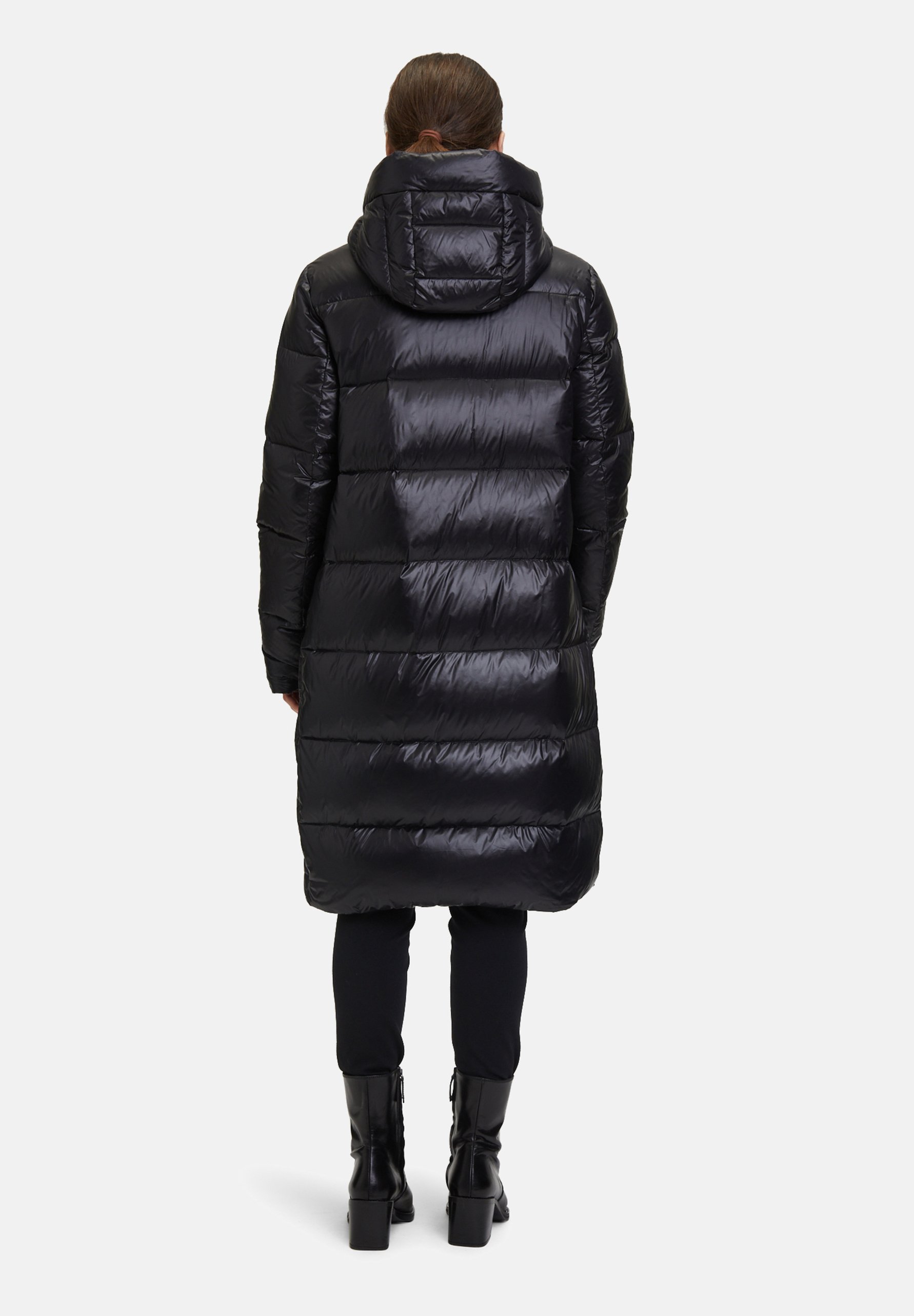 BETTY BARCLAY ブラックダウンジャケット Designer Betty Barclay Outdoor Pure Down Puffer Jacket Size