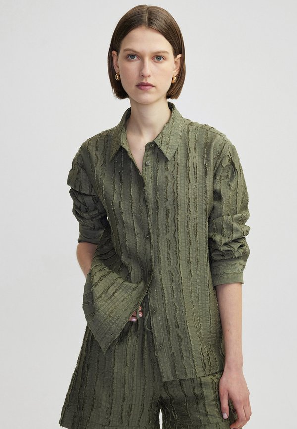 TEXTURED - Hemdbluse