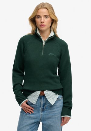 ESSENTIAL HALF ZIP  - Jumper - enamel green