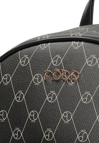 Nobo PÓŁOKRĄGŁY Z MONOGRAMEM  - Zaino - czarny