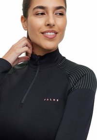 FALKE RUNNING - Langarmshirt - black