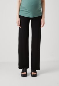 ONLY MATERNITY OLMLIMALA WIDE - Püksid - black