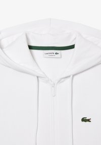 Lacoste UNISEX Zip-up sweatshirt blanc/white