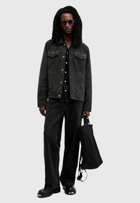 AllSaints HOPPER - Læderjakker - black