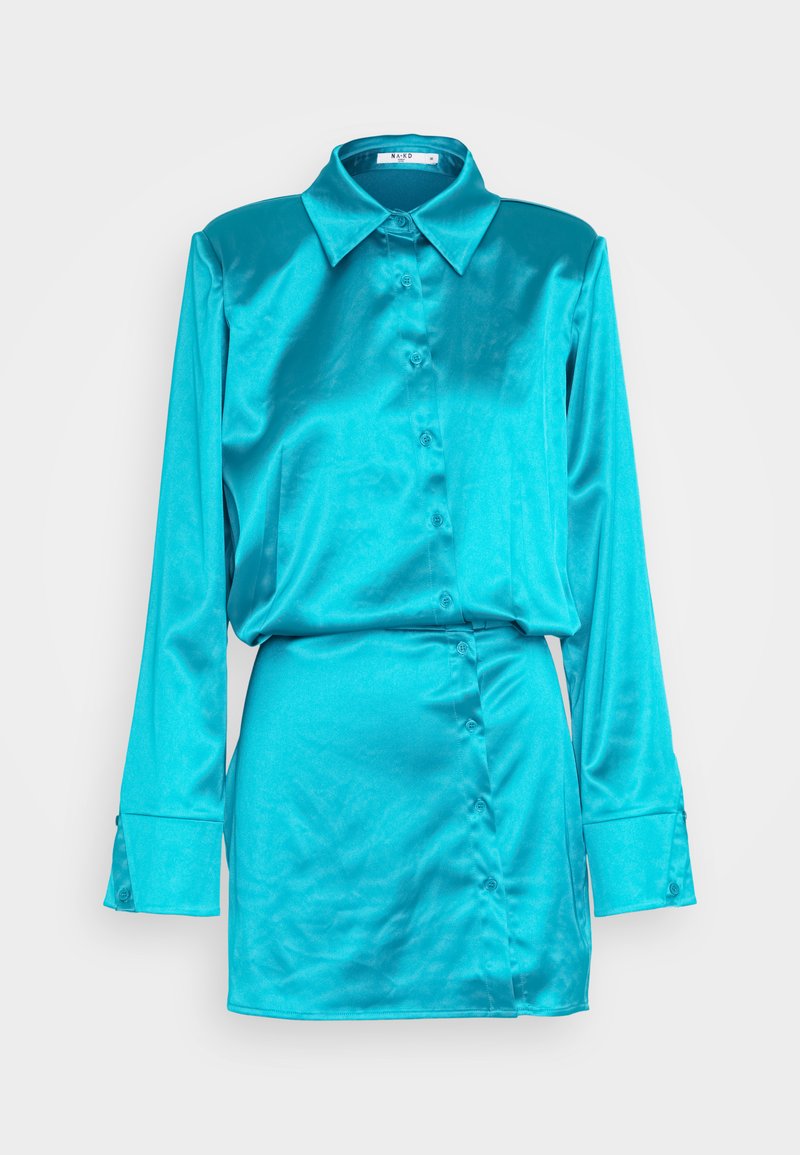 NA-KD Blousejurk blauw NA-KD Blousejurk blauw