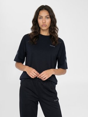 Hummel, HUMMEL HMLKEEPER CHEVRON W T-SHIRT S/S - T-shirts print - black