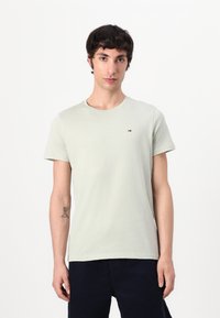 Tommy Jeans SLIM TEE - T-shirt - bas - misty sage