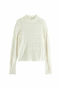 Next REGULAR FIT HIGH NECK  - Džemper - white ecru