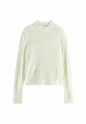 Next REGULAR FIT HIGH NECK  - Jersey de punto - white ecru