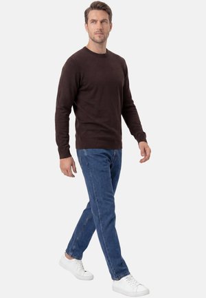s.Oliver, S.OLIVER 2 PACK - Strickpullover - dunkelbraun