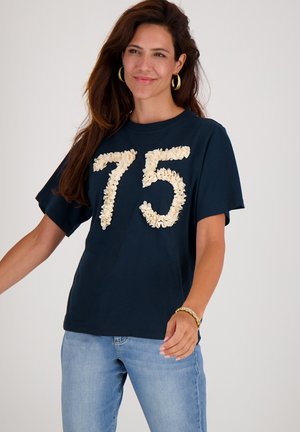 T-shirt print - blauw