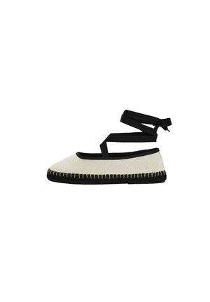 Scalpers, SCALPERS FLATYUTE SANDAL - Bailarinas con hebilla - off white black