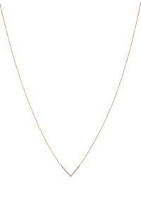 CLEAN V NECKLACE - Collana - rose gold-coloured