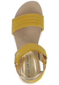 Marco Tozzi MARCO TOZZI SANDALEN - Platform sandals - yellow comb 614
