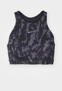 ONE STRAPPY WOMENS MEDIUM SUPPORT LIGHTLY LINED PRINTED BRA - Vidutiniškai krūtinę prilaikanti sportinė liemenėlė - black
