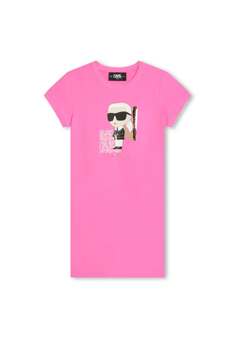 KARL LAGERFELD KIDS Jerseyjurk donkerroze KARL LAGERFELD KIDS Jerseyjurk donkerroze