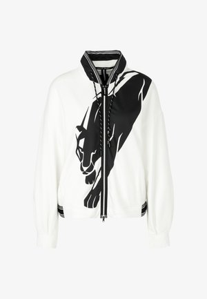 Marc Cain Bomber Jacket - white and black