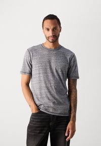 Scotch & Soda REGULAR FIT  - T-shirts basic - sky captain melange
