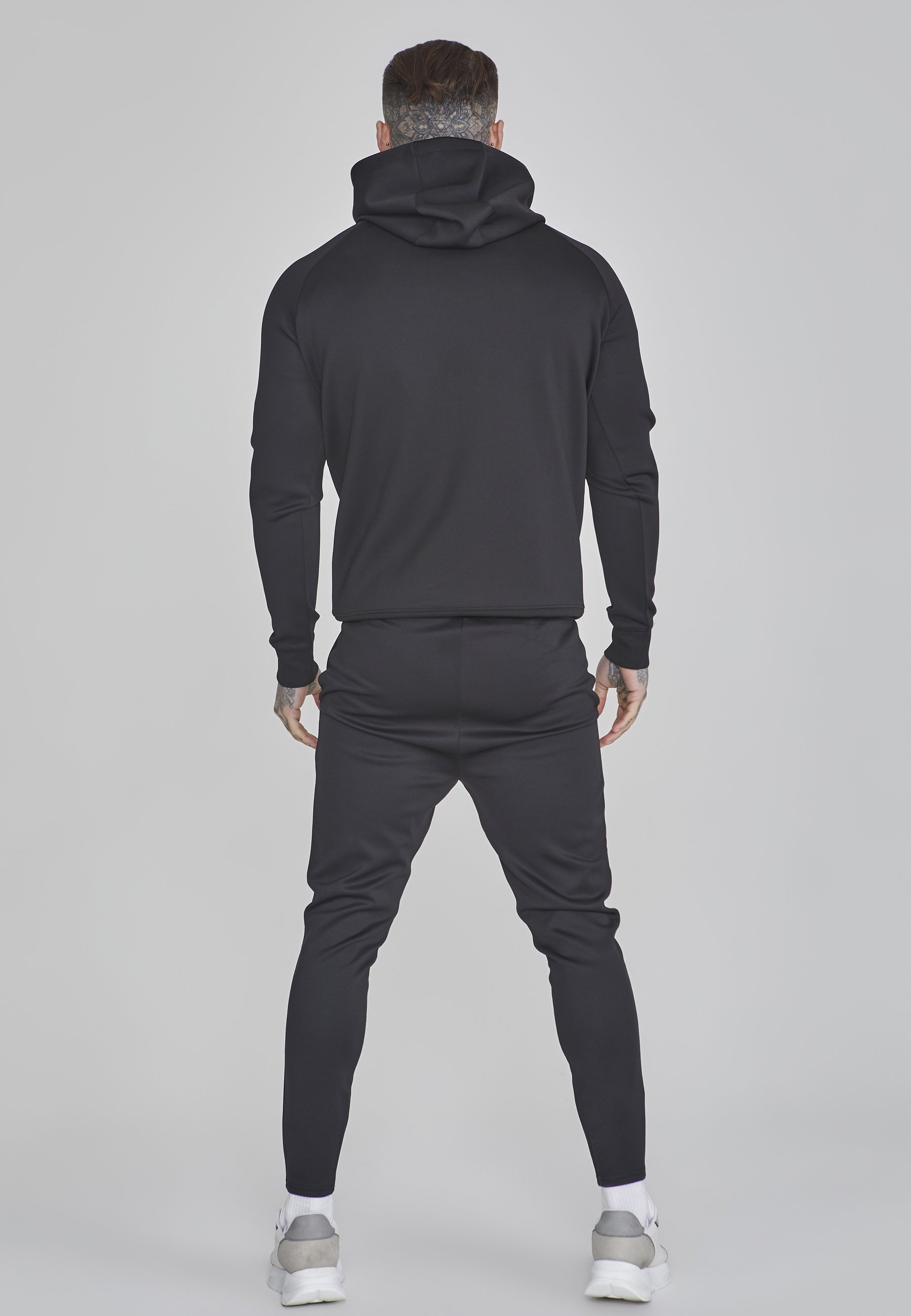 SIKSILK MUSCLE FIT - Hoodie - black - Zalando.ie