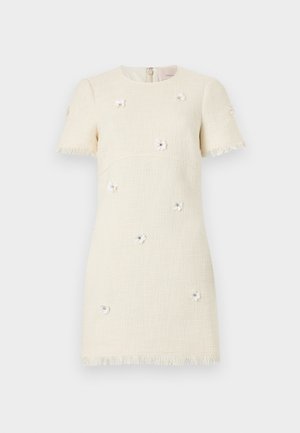 CRUNCHY FLOWER HENRIETTE DRESS - Φόρεμα ημέρας - off-white