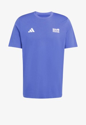 adidas Performance, BER26 MAP TEE M - T-shirt con stampa - dual indigo