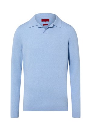 PULLOVER - Poloshirt - hellblau