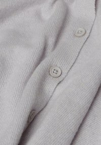 GOLDNER Strickjacke - silver-coloured grey / melange