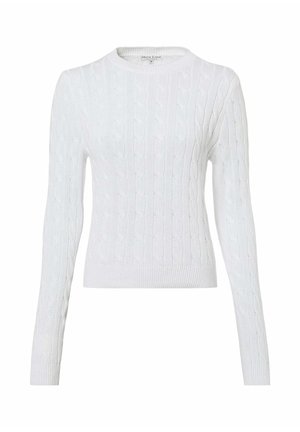 PULLOVER - Strickpullover - weiß
