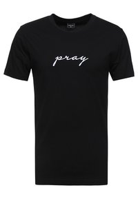 PRAY EMBROIDERY - T-shirt z nadrukiem