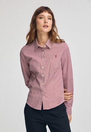 LONG SLEEVE VICHY FC P-S RIGBY GO - Skjortebluser - beet
