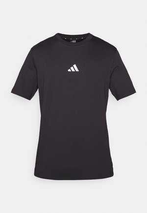Must have lühikeste varrukatega t-särk, mis on valmistatud puuvillast, valge Adidas logo rindkerel, ümmargune kaelus ja tavaline lõike.