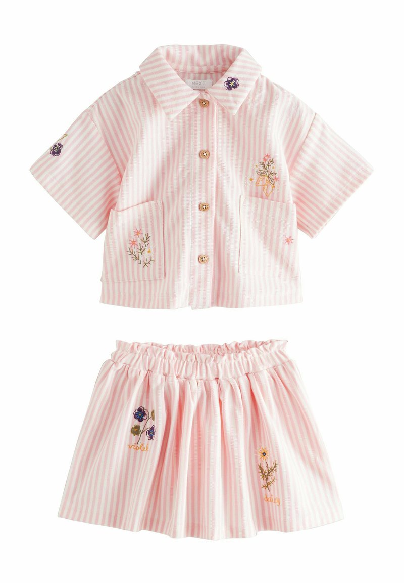 Next - REGULAR FIT SET - A-silueta svārki - pink yellow, Palielināt