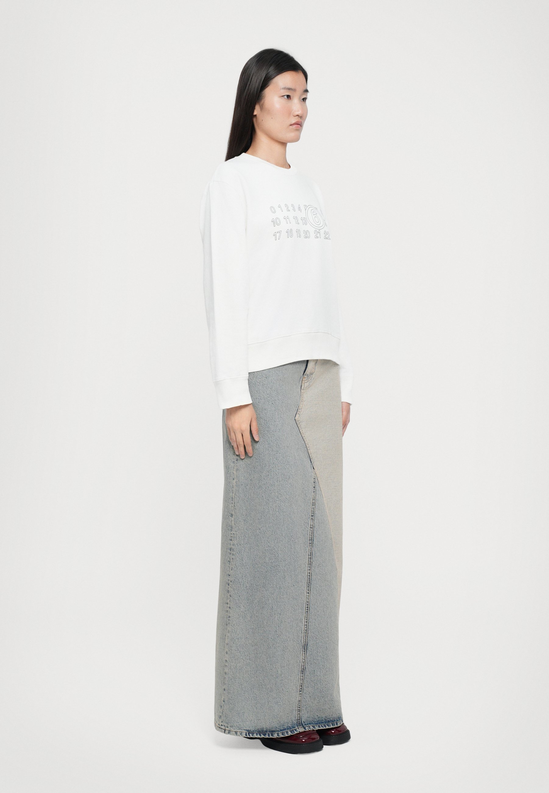 MM6 Maison Margiela Sweatshirt - off white/off-white - Zalando.co.uk