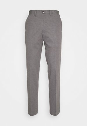 SLHSLIM JIM FLEX - Trousers - light grey melange