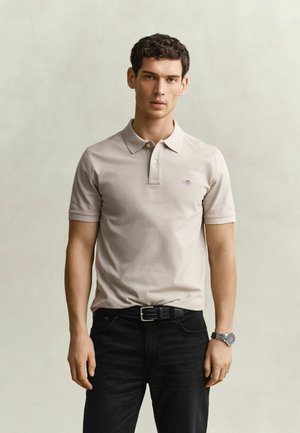 GANT, REG SHIELD SS PIQUE POLO - Poloshirt - clay beige