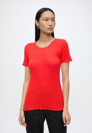 Mads Nørgaard POINTELLA TRIXY TEE - T-Shirt basic - fiery red