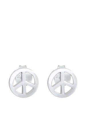 PEACE - Ohrringe - silberfarben