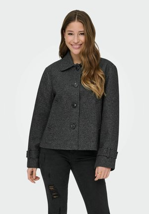 ONLY LASTA - Lehká bunda - dark grey melange