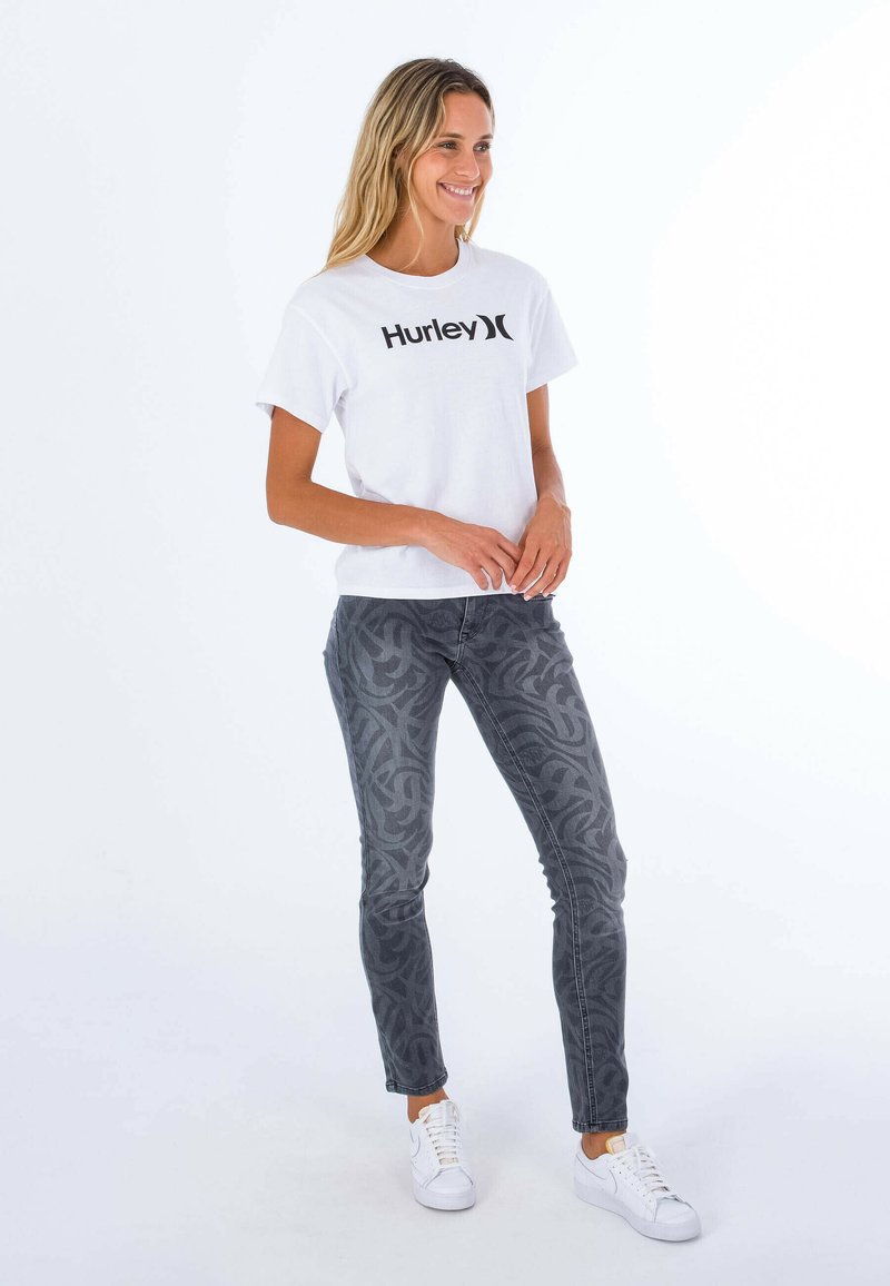 hurley Slim fit jeans grijs