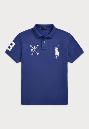 Polo Ralph Lauren Custom Slim Fit Big Pony Mesh Polo Shirt - Polotričko - old royal
