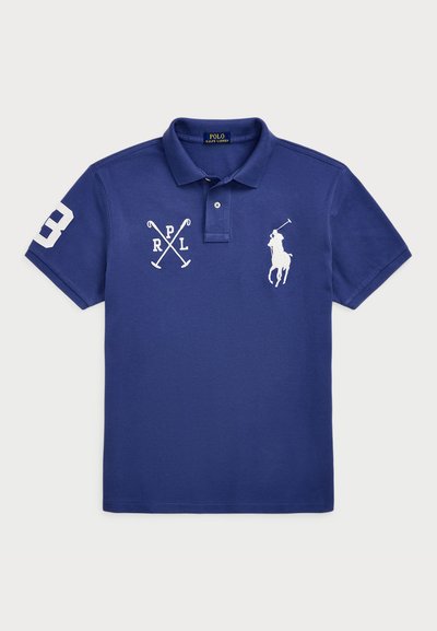 Polo Ralph Lauren Custom Slim Fit Big Pony Mesh Polo Shirt - Poloskjorter - old royal