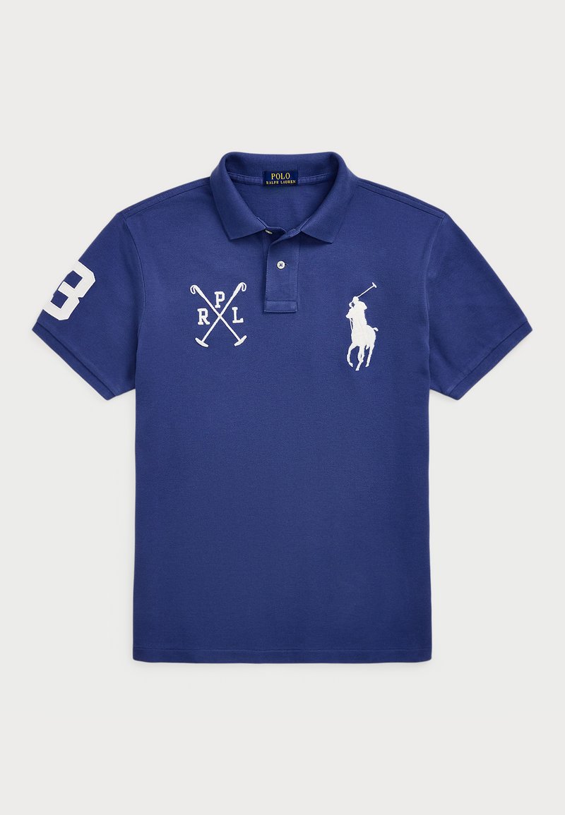 Polo Ralph Lauren Custom Slim Fit Big Pony Mesh Polo Shirt - Pólóing - old royal