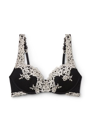 Intimissimi GIOIA PRETTY FLOWERS - Push-up bra - black