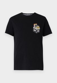 DIGGIN - Print T-shirt - black