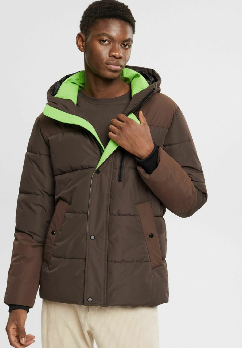 edc by Esprit OUTDOOR Winter jacket dark brown Zalando.ie