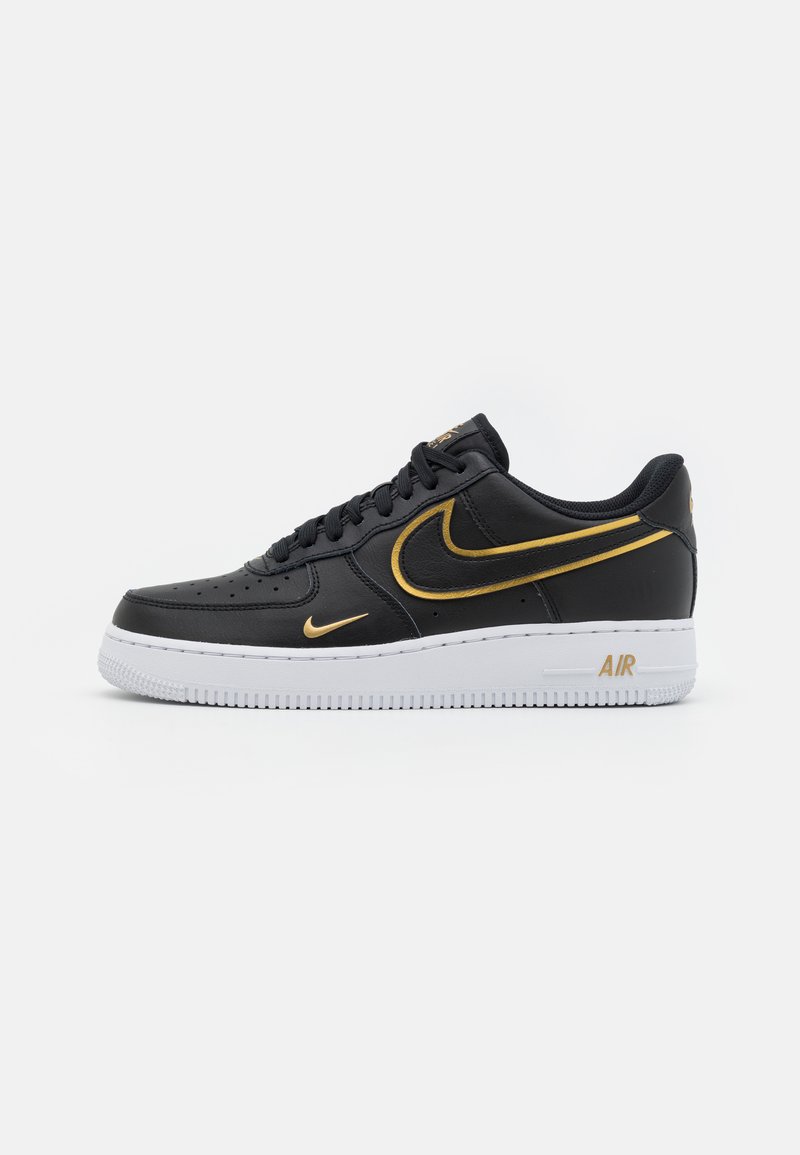 nike air force 1 07 lv8 black and gold