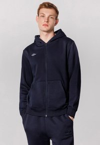 Umbro Felpa con zip - blu navy