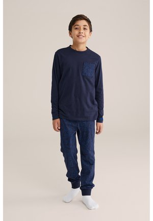 WE Fashion BLUE RIDGE SET - Komplet pižame - navy blue