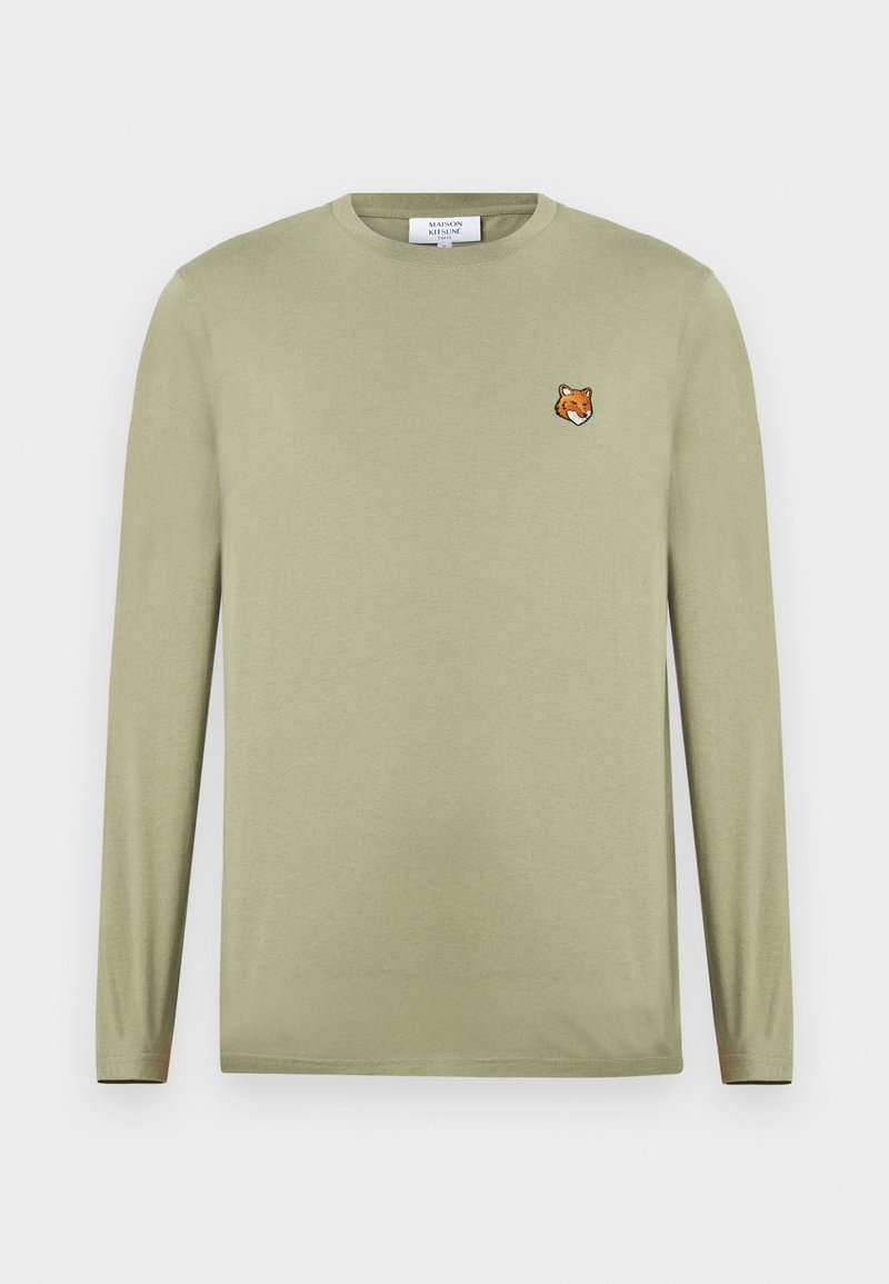 Maison Kitsuné Longsleeve lichtgroen Maison Kitsuné Longsleeve lichtgroen