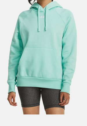 Mikina s kapucí - turquoise